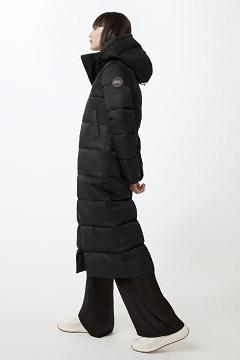 Chamarras Canada Goose Mujer Mexico - Mystique Abrigos Black Label Negros OR9051487